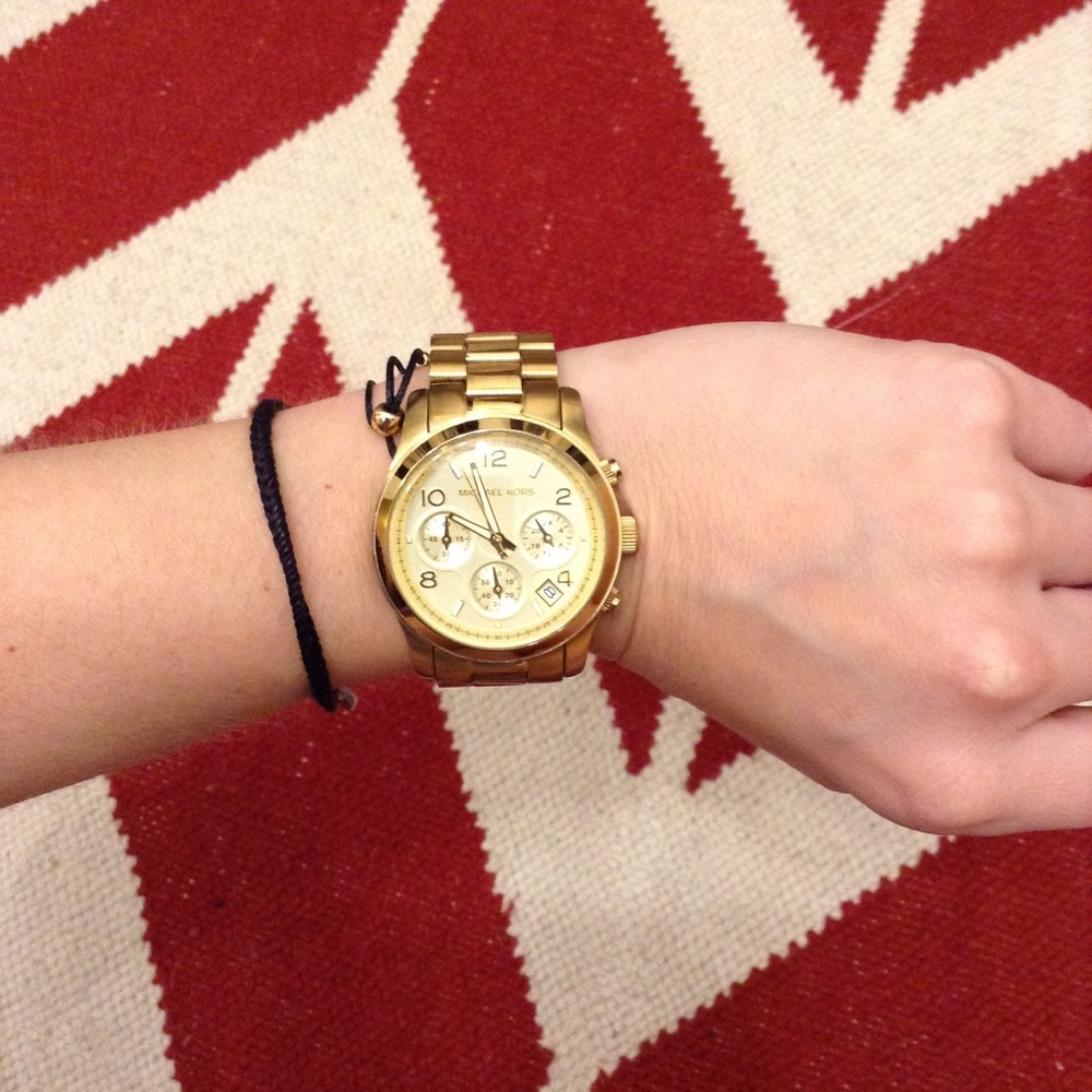 Michael Kors Chronograph Gold Watch